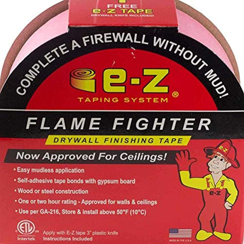 Ez Taping System 99251123 Flame Fighter Tablero De Yeso Para