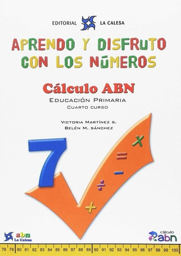 Libro Aprendo Y Disfruto Con Los Números 7 Cálculo Abn Cal