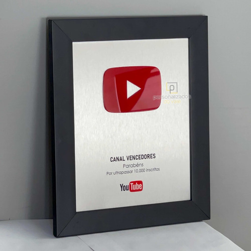 Imagem 5 de 7 de Placa Youtube