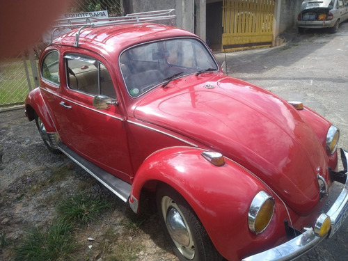 Vw Fusca Vermelho Original 1973