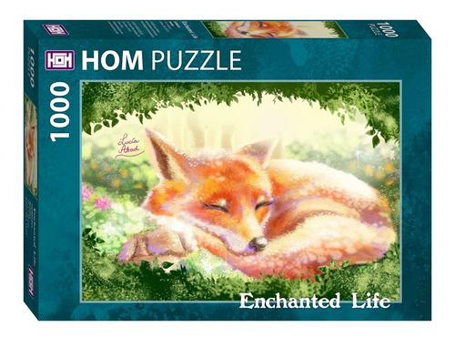 Rompecabezas Puzzle Hom Vida Encantada Animales 1000 Piezas