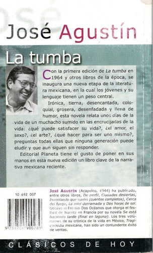 La Tumba - José Agustín - Planeta (Usado)