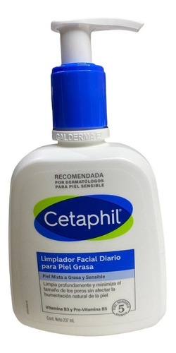  Cetaphil Gel Limpiador Piel Grasa Para Acné Antibrillo 237ml Tipo de envase