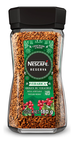 Café soluble Nescafé Reserva Verarica frasco 180g