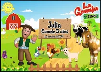 Comprar Banners Infantiles, Cumpleaños,la Granja De Zenon