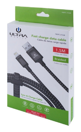 Cable iPhone De Datos Carga Rápida Lightning