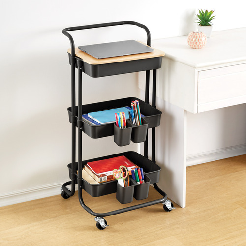 Útil Carrito Black Betterware - El Más Completo