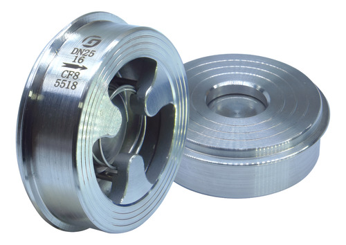 Válvula De Retenção Aço Inox 304 Tipo Disco Wafer Ø 3/4