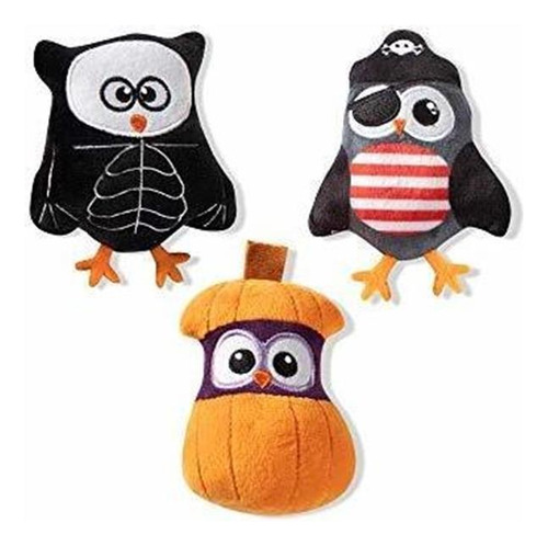 Peluches Para Perro Chico Owloween Halloween Set 3figura