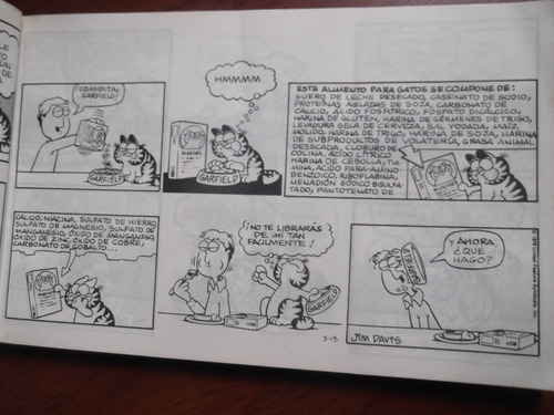 Garfield Se Divierte Libro 4 Jim Davies Tira Comica (Usado)