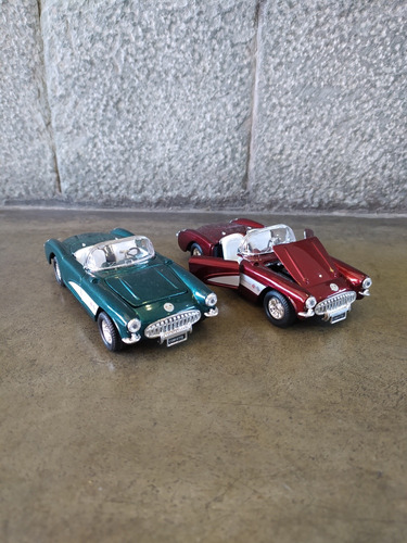 Carro Corvette 1957 Esc 1:32 Coleccion Kinsmart Y Sunnyside