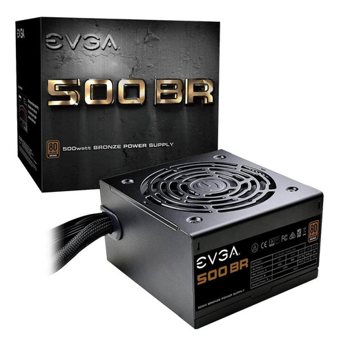 Evga 100-br-0500-k1 500 Br, 80+ Bronze 500 W, 3 Años De Guer