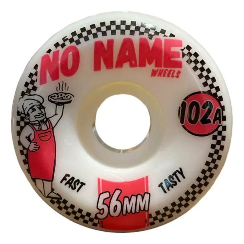 Ruedas Skate No Name Fresh Deck 56mm 102a Uretano Importado