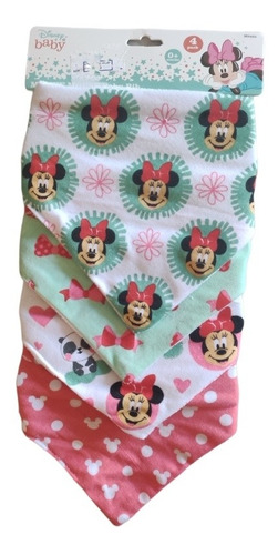 Set De Baberos Disney Baby Minnie Mouse 