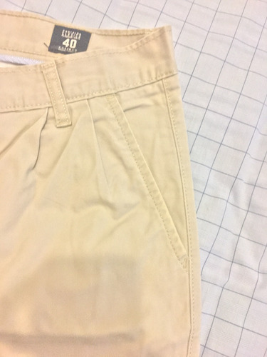 Pantalon Kevingston Gabardina Color Beige Talle 40