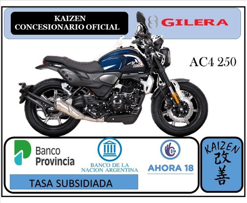 Gilera Ac4 250 Neo Clasica  Okm Kaizen Gilera La Plata 