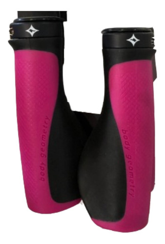 Puños Ciclismo Specialized Body Geometri Pink Black