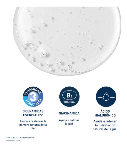 CeraVe Gel Limpiador Espumoso Piel Mixta a Grasa| Desarrollado con Dermatólogos | Textura en Gel a Espuma | Elimina exceso de grasa| Con Niacinamida y Ácido Hialurónico | 473ml | 16oz