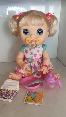 Boneca Baby Alive Comer E Brincar Fala Português (Usado)