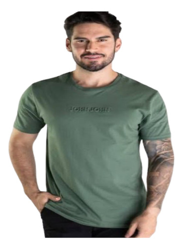 Camiseta John John Embossed (alto Relevo) Verde