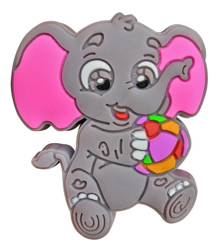 Tirador Manija Infantil Elefante Silicona Cajón Mueble Cima