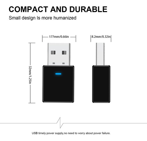 Adaptador Usb Bluetooth 5.0 Para Notebook/escritorio