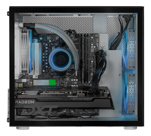 Pc Gamer Dxt Gaming Amd Radeon Rx 7700 Xt Ryzen 9 9900x 32gb Ddr5 Ssd 2tb Sistema Liquido Wifi Silver