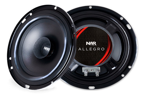 Par Alto Falantes Nar Audio Fullrange 6 Polegadas 50w 4 Ohms