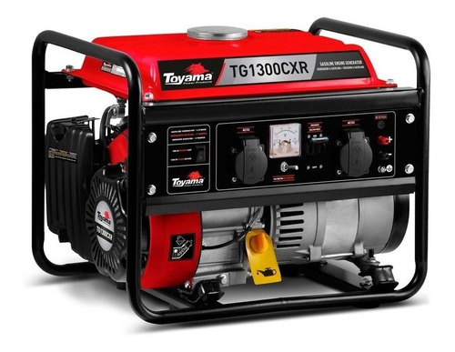 Generador portátil Toyama TG1300CXR 1.25 kW monofásico con tecnología AVR 115V/230V