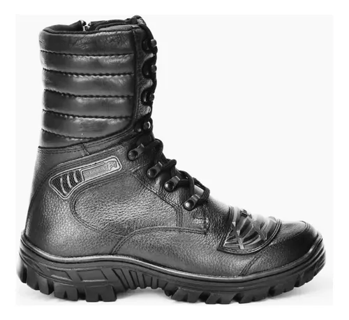 Bota Bmbrasil Operacinal Attack 5188/01 Ziper Cano Alto
