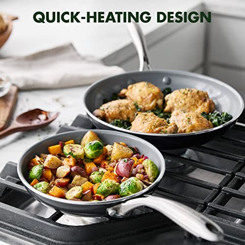 Greenpan Swift Healthy Ceramic Antisticket, Juego De Sartén