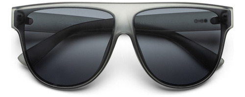 Lentes De Sol B+d Nees Protección Uv400 Gris Mate Flashy Color de la lente Grey black Diseño Smoke Flash Mirror