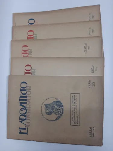 El Arquitecto Constructor 1923 1924 Revistas Antiguas X Unid (Usado)