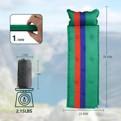 Colchoneta De Dormir Para Campamento, Colchón Ligero De Camp
