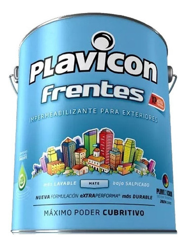 Plavicon Frentes Pintura Impermeable X 5kg Pintumm