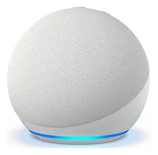 Amazon Echo Dot 5th Gen con asistente virtual Alexa color glacier white 110V/240V