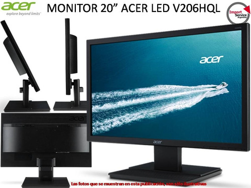 Monitor 20 Acer Led V206hql Vesa Vga (um.iv6aa.b08)