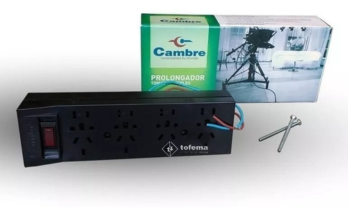 Imagen 1 de 3 de Alargue Zapatilla (s/cable) Cambre - Tofema