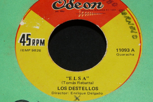 Jch- Los Destellos Elsa  / Luchita Cumbia 45 Rpm