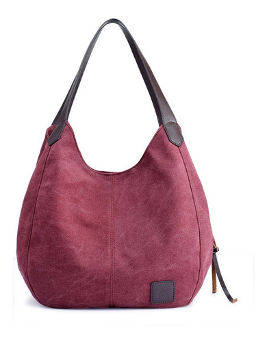 Bolso De Mano Para Mujer, Gran Bolsa De Lona Original