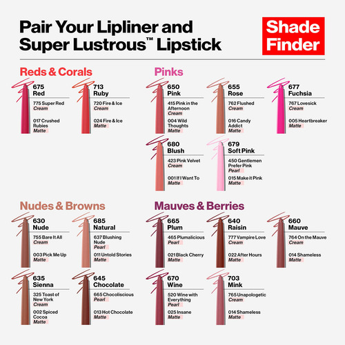 Delineador Labial Revlon Colorstay, Rosa