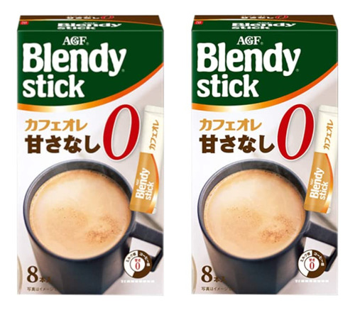 Blendy Stick Cafe Au Lait No Sweetness 3.1 Oz 8sticks  2 Pie