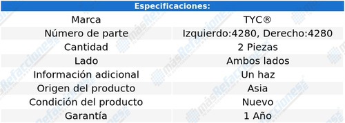 Par Faros Pointer 2000-2001-2002-2003-2004-2005 Un As Adl