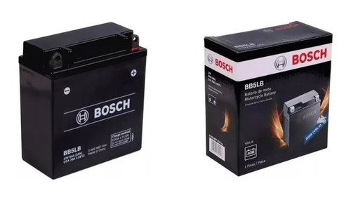 Bateria Yamaha Ybr 125 Bosch Bb5lb 12v 5ah
