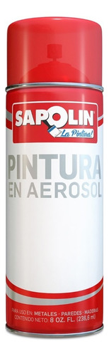 Pintura En Aerosol Sapolin 8 Oz Fluorescente Color Fucsia