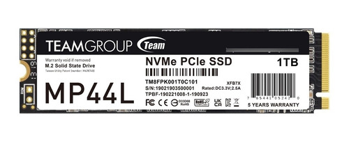Disco Ssd Teamgroup Mp44l 1tb Slc Cache Nvme 1.4 Pcie