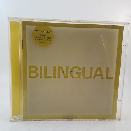 Pet Shop Boys - Bilingual - Cd - Mb 