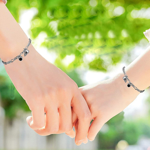 2pcs Pulsera De Imagen Personalizada Para Parejas