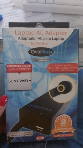 Cargador Ovaltech Sony Vaio Vgn Vpg Vpc 19.5v 4.74a 90w