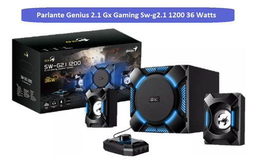 Parlante Genius 2.1 Gx Gaming Sw-g2.1 1200 36 Watts